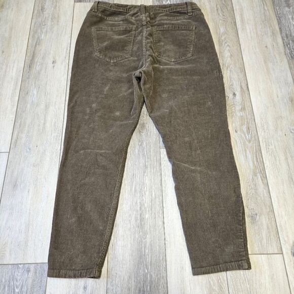 Studio Blue Stitch Fix Corduroy Brown Straight Leg Pants Women's 32 Fall Chino - Picture 4 of 8